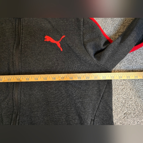 Puma Zipper Front Athletic Jacket Unisex Size Large Gym Streetwear Workout - Picture 4 of 8